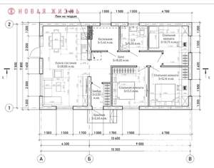 Коттедж 90м², 1-этажный, участок 10 сот.