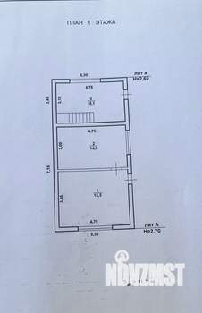 Дача 81м&sup2;, 2-этажный, участок 6 сот.  