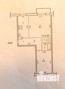 2-к квартира, на длительный срок, 45м2, 5/5 этаж