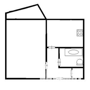 1-к квартира, вторичка, 38м2, 6/9 этаж
