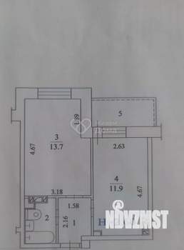 1-к квартира, вторичка, 32м2, 5/10 этаж