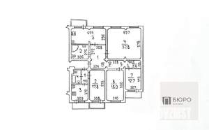 4-к квартира, вторичка, 154м2, 3/7 этаж