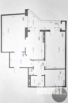 2-к квартира, вторичка, 96м2, 11/19 этаж