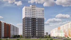 1-к квартира, строящийся дом, 36м2, 7/16 этаж
