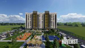 1-к квартира, строящийся дом, 54м2, 4/12 этаж