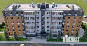 1-к квартира, строящийся дом, 34м2, 4/5 этаж