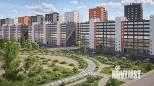 2-к квартира, строящийся дом, 60м2, 14/16 этаж