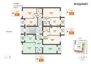 2-к квартира, вторичка, 59м2, 5/5 этаж