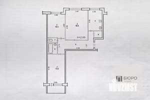 3-к квартира, вторичка, 65м2, 9/9 этаж