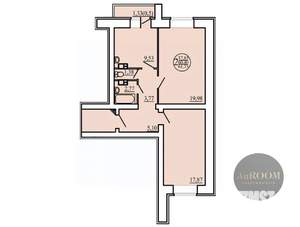 2-к квартира, вторичка, 60м2, 13/14 этаж
