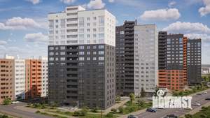 2-к квартира, строящийся дом, 60м2, 14/16 этаж