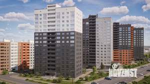 3-к квартира, строящийся дом, 77м2, 2/16 этаж