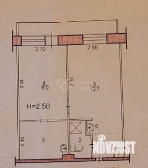 2-к квартира, вторичка, 28м2, 9/9 этаж