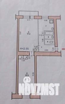 2-к квартира, вторичка, 46м2, 5/5 этаж