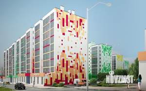 2-к квартира, строящийся дом, 55м2, 11/16 этаж