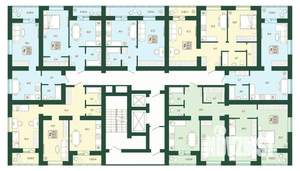 2-к квартира, строящийся дом, 60м2, 13/16 этаж