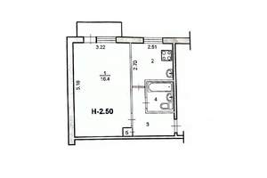 1-к квартира, вторичка, 29м2, 3/5 этаж