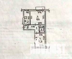 2-к квартира, вторичка, 44м2, 5/5 этаж