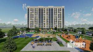 1-к квартира, строящийся дом, 54м2, 4/12 этаж